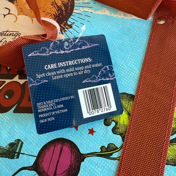 Trader Joes Trader Joe’s Stand-up collapsible Grocery tote bag - Picture 6 of 6
